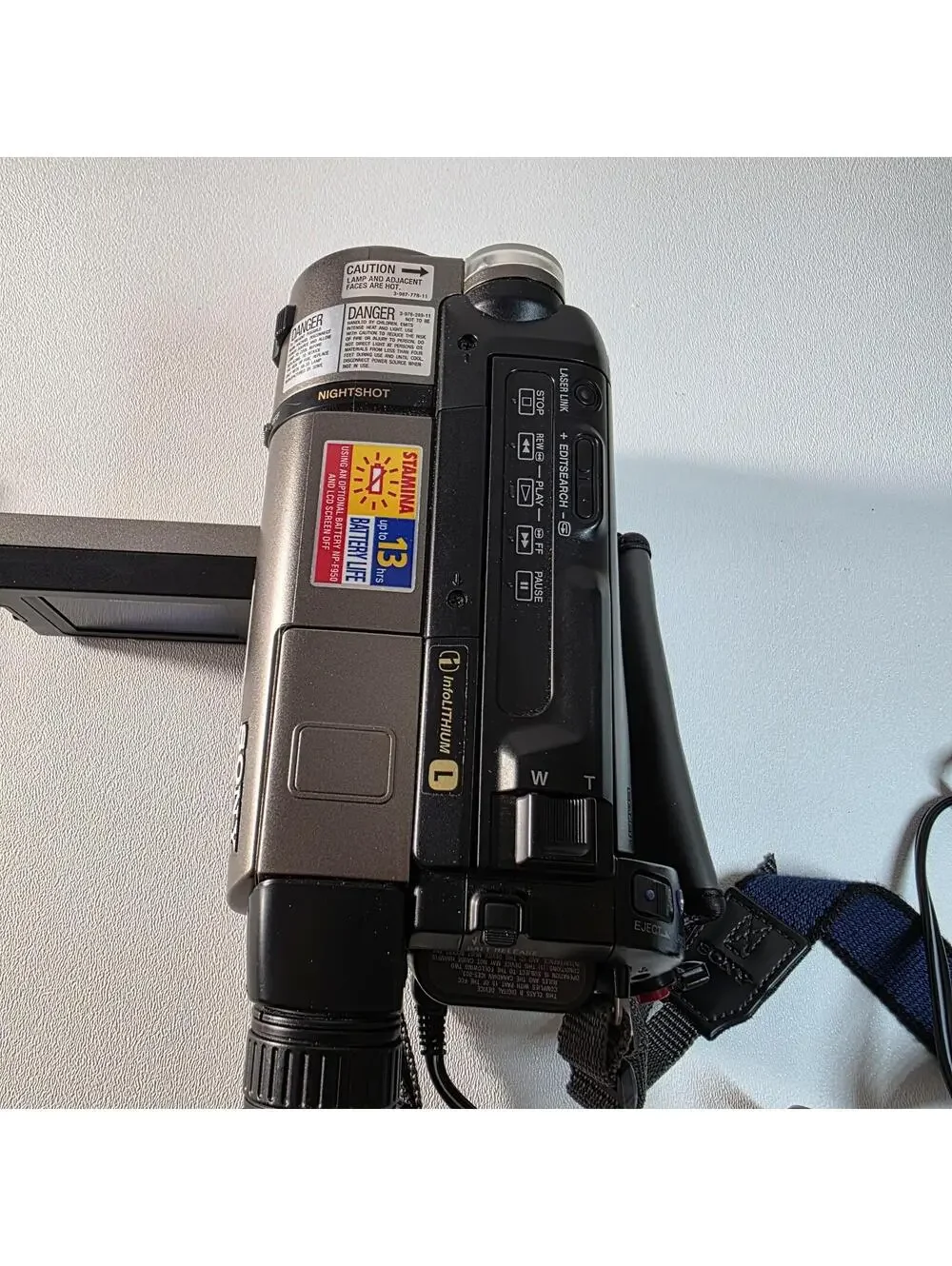 Sony CCD-TRV43 Hi8 Handycam Camcorder 330x Zoom SteadyShot w/ Night Vision
